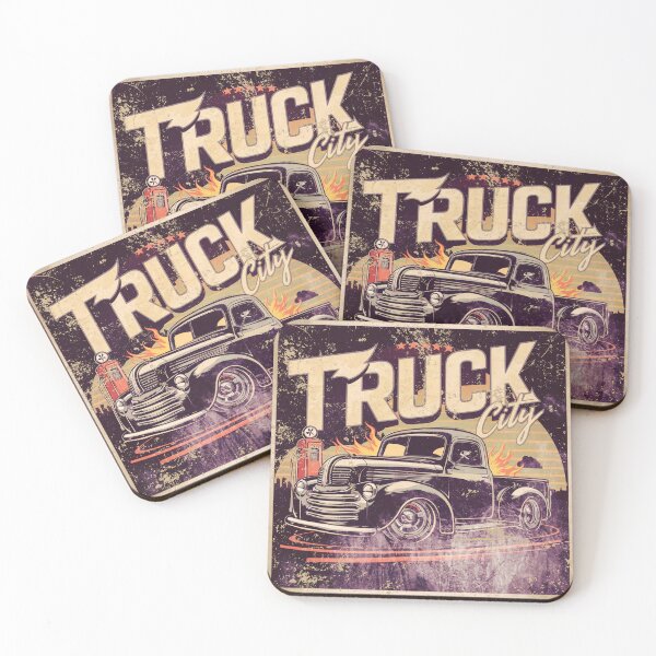 Item preview, classic truck : cartoon style designed and sold by BKSARYLIFE.