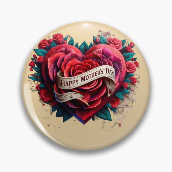 Item preview, Mother's Day 2024: 3D Red Rose Heart designed and sold by sofia1971.