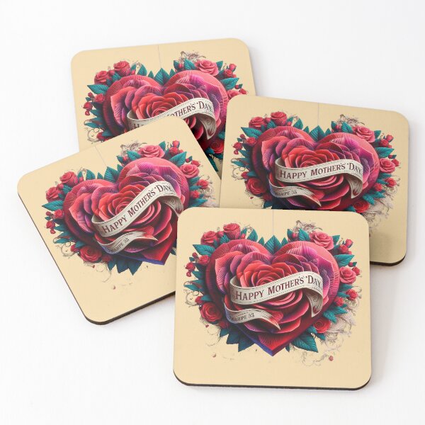 Item preview, Mother's Day 2024: 3D Red Rose Heart designed and sold by sofia1971.