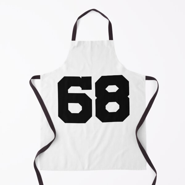 Item preview, 68, sixty-eight, black, University designed and sold by Numbers-Art.