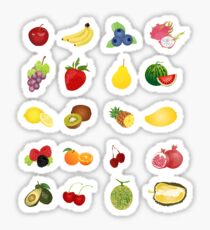 Mini-Früchte-Sticker-Paket Sticker