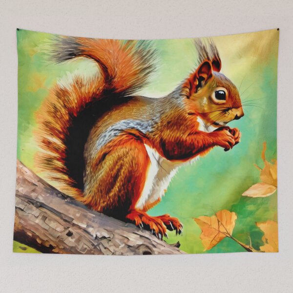Item preview, Squirrel in Vintage Art designed and sold by Health And Fitness Posts e-Store.