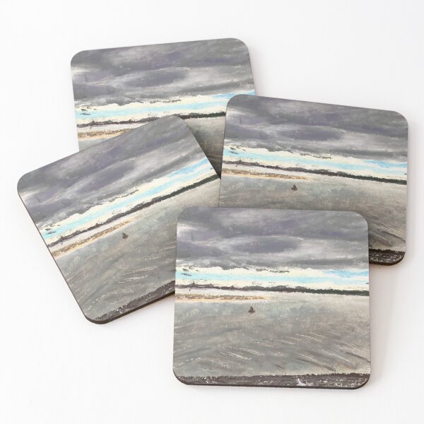 Item preview, Three buoys on the river as the tide turns designed and sold by Catherine Holland.