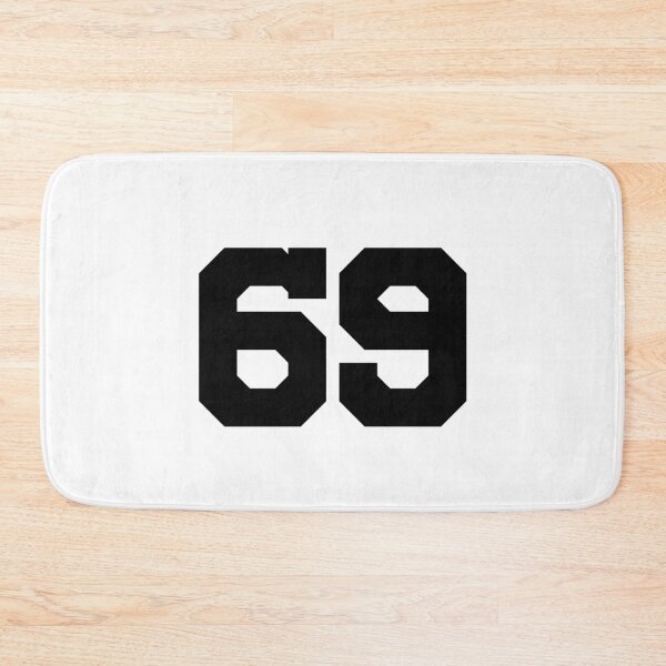 Item preview, 69, sixty-nine, black, University designed and sold by Numbers-Art.
