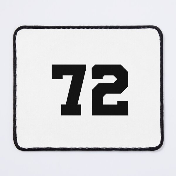 Item preview, 72, seventy-two, black, University designed and sold by Numbers-Art.