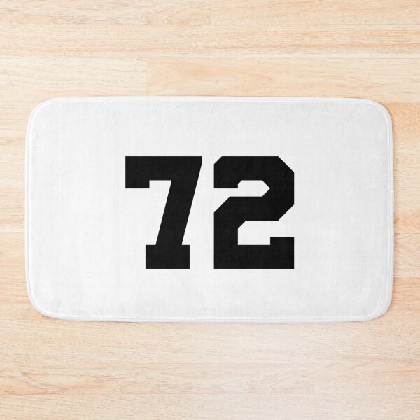 Item preview, 72, seventy-two, black, University designed and sold by Numbers-Art.
