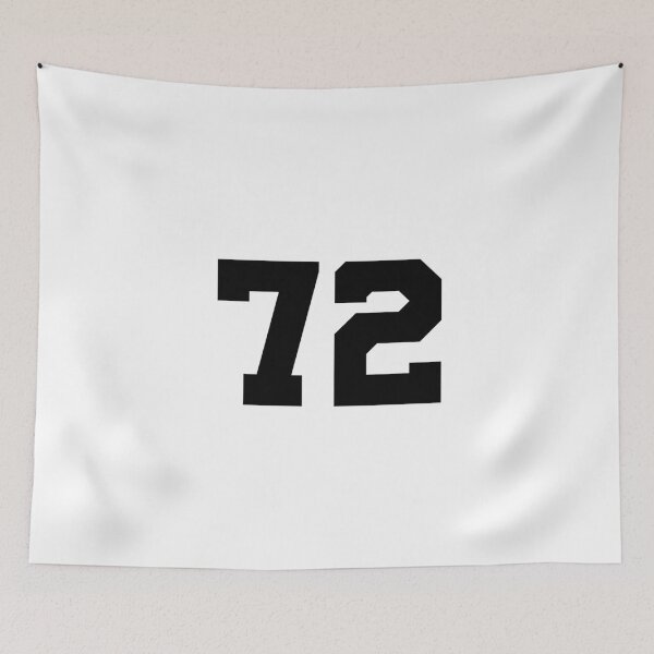Item preview, 72, seventy-two, black, University designed and sold by Numbers-Art.