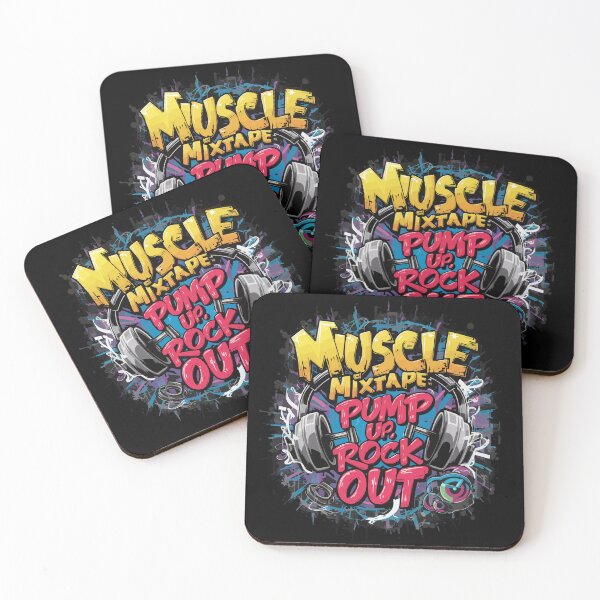 Item preview, Muscle mixtape pump up, rock out designed and sold by MyCreatures.