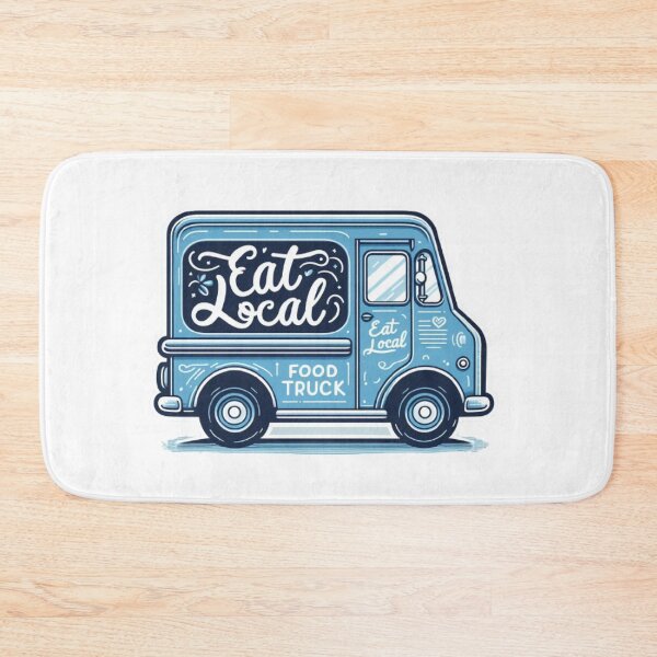 Item preview, Eat Local Support Local Farmers designed and sold by LoveDesignMania.