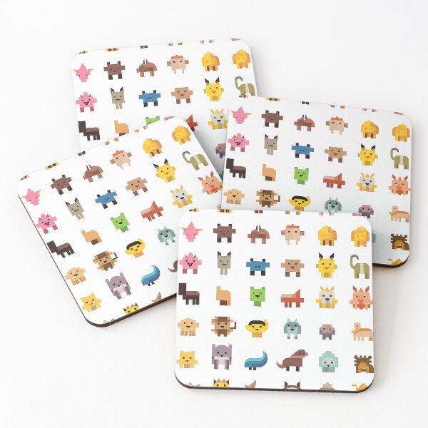 Item preview, style weird tiny pixelated animals designed and sold by filigreedigital.