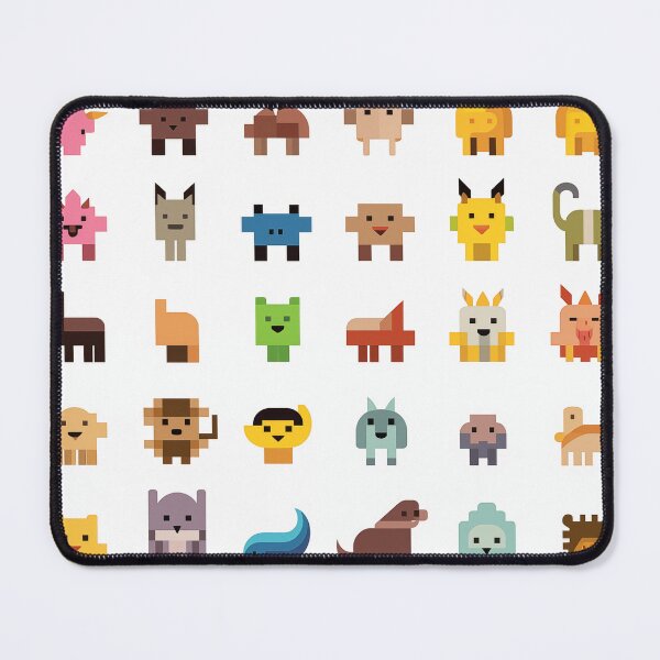 Item preview, style weird tiny pixelated animals designed and sold by filigreedigital.