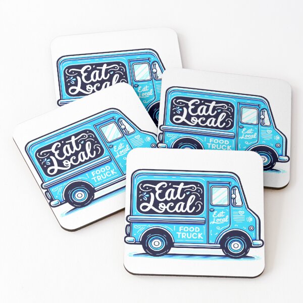 Item preview, Eat Local Support Local Farmers designed and sold by LoveDesignMania.