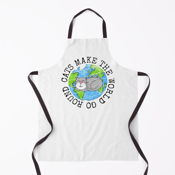 Item preview, Cats Make The World Go Round, Earth Day Cat Funny designed and sold by doodlerob.