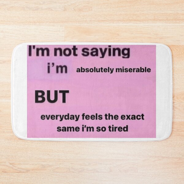 Item preview, everyday feels the exact same  designed and sold by cloudzer0000.