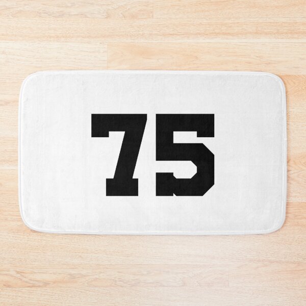 Item preview, 75, seventy-five, black, University designed and sold by Numbers-Art.