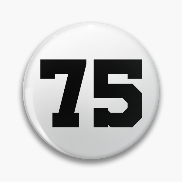Item preview, 75, seventy-five, black, University designed and sold by Numbers-Art.
