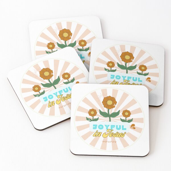 Item preview, Joyful in Jesus Brown Rays and Flowers designed and sold by OKaye29.