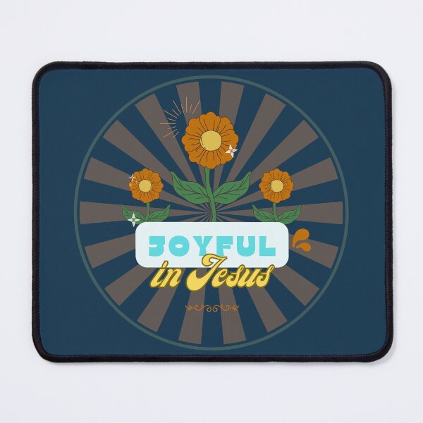 Item preview, Joyful in Jesus Brown Rays and Flowers designed and sold by OKaye29.