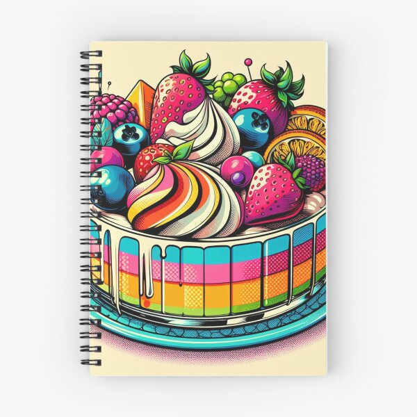 Item preview, Fruitastic Cheesecake: Garnished with Fresh Fruits designed and sold by StickerStudio27.
