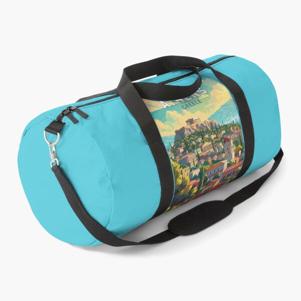 Item preview, Athens Greece Travel Art Vintage designed and sold by KrisSidDesigns.