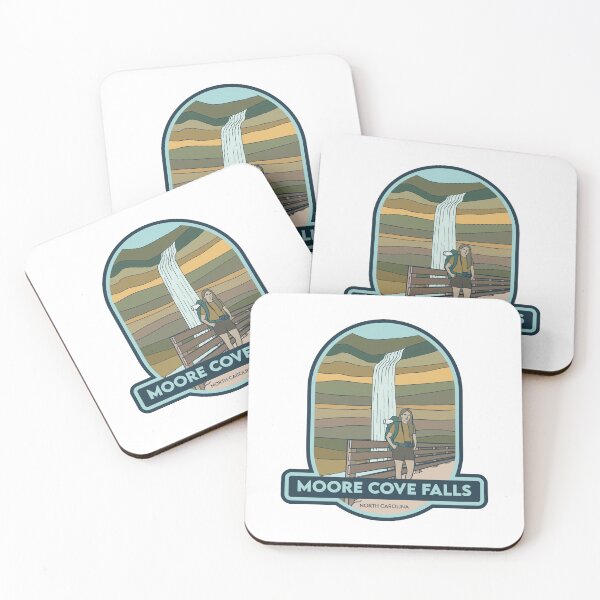 Item preview, Moore Cove Falls - North Carolina hiker Souvenir designed and sold by Moritz Schwäble.