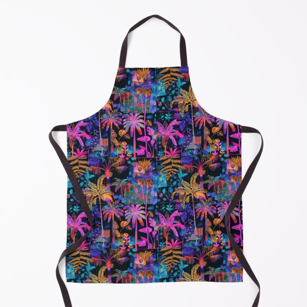 Item preview, neon palms patchwork designed and sold by YuliaHulia.
