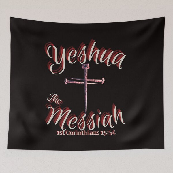 Item preview, Yeshua the Messiah (red) designed and sold by Tripp Art Studio.