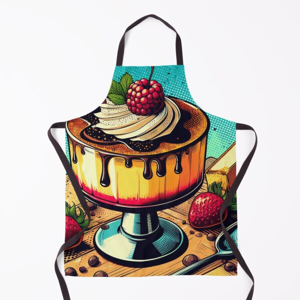 Item preview, Crème Brûlée Craze: Pop Art Dessert Delight designed and sold by StickerStudio27.
