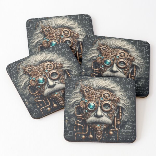 Item preview,  Albert Einstein Steampunk  designed and sold by sevenmountains.