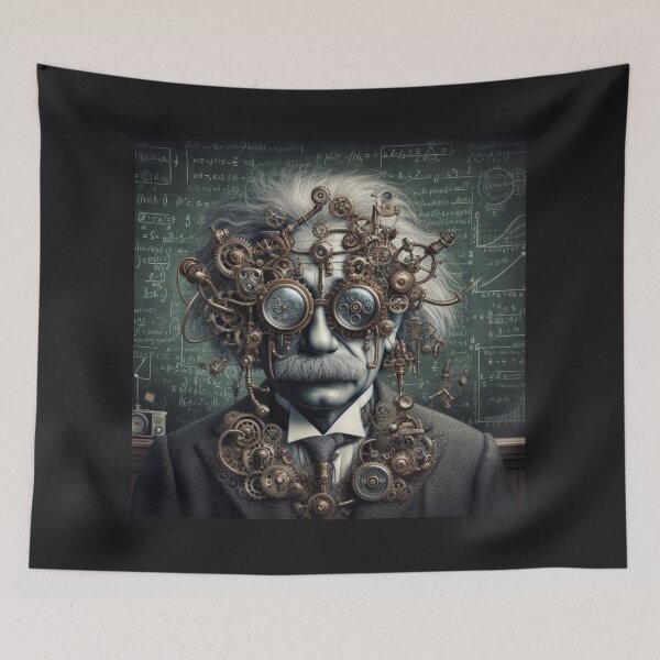 Item preview, Albert Einstein Steampunk  designed and sold by sevenmountains.