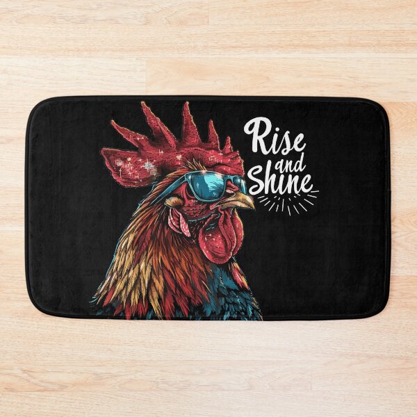 Item preview, Rise and Shine - Rooster (with White Lettering) designed and sold by VelvetRoom.