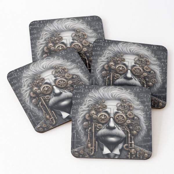 Item preview, Albert Einstein Steampunk  designed and sold by sevenmountains.