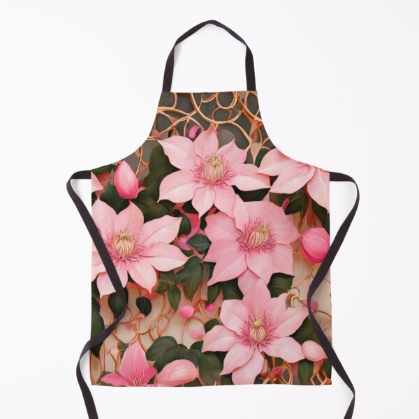 Item preview, Pale Clematis on a trellis designed and sold by Flowersonstuff.