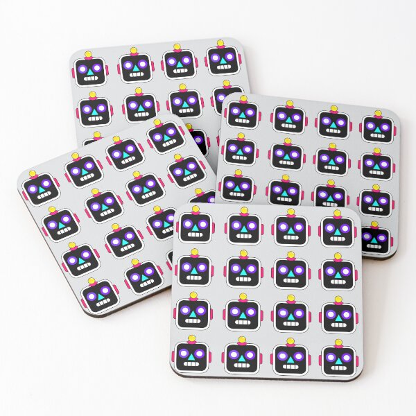 Item preview, Black Robot Face Emoji Apple/Mac designed and sold by DibujandoPorfa.