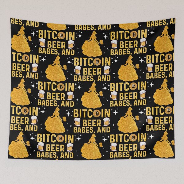 Item preview, Beer, Babes And Bitcoin designed and sold by TheBitcoinStore.