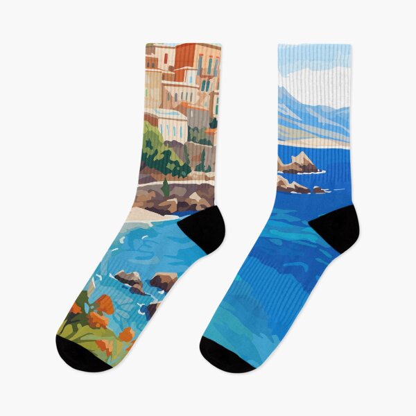 Item preview, Crete Greece Travel Art Vintage designed and sold by KrisSidDesigns.
