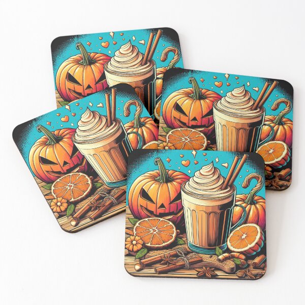 Item preview, Pumpkin Spice Latte: Pop Art Fall Favorite designed and sold by StickerStudio27.