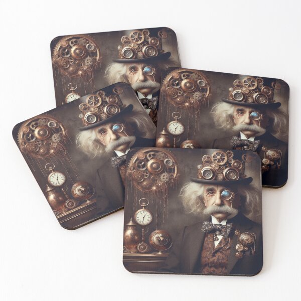 Item preview, Albert Einstein Steampunk  designed and sold by sevenmountains.