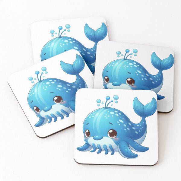 Item preview, Adorable Aquatic Delights: Watercolor Wonders of Baby Ocean & Sea Life designed and sold by dcohea.