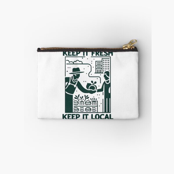 Item preview, KEEP IT FRESH, KEEP IT LOCAL -eat local green  designed and sold by MeringueMango.