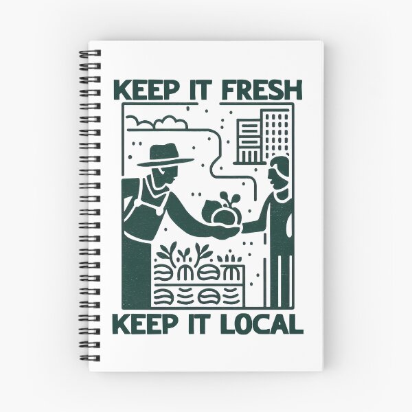Item preview, KEEP IT FRESH, KEEP IT LOCAL -eat local green  designed and sold by MeringueMango.