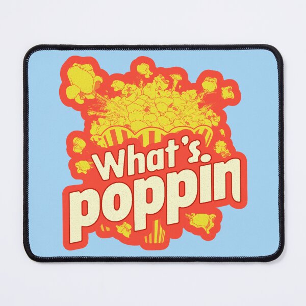 Item preview, What's Poppin'? - Retro Popcorn Fun designed and sold by Brainless Art.