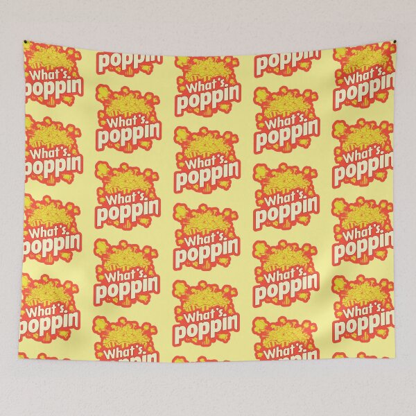 Item preview, What's Poppin'? - Retro Popcorn Fun designed and sold by Brainless Art.