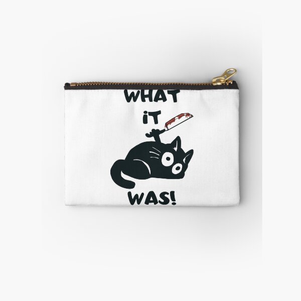Item preview, Cat What it was! Killer black cat with knife designed and sold by artssoul-studio.
