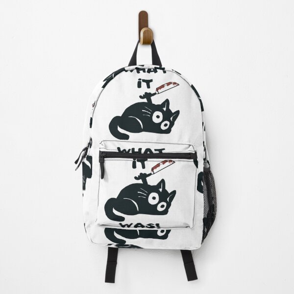 Item preview, Cat What it was! Killer black cat with knife designed and sold by artssoul-studio.