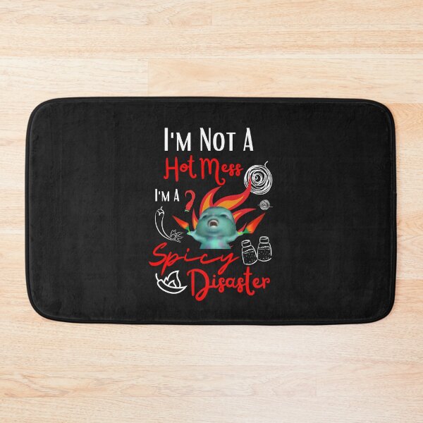 Item preview, Funny Bibble Meme Sarcastic Mom I'm Not A Hot Mess I'm A Spicy Disaster designed and sold by FociCreate.
