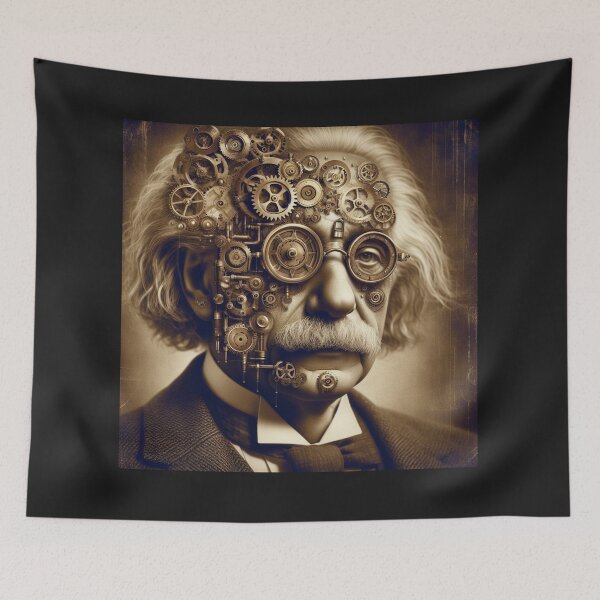 Item preview, Albert Einstein Steampunk  designed and sold by sevenmountains.