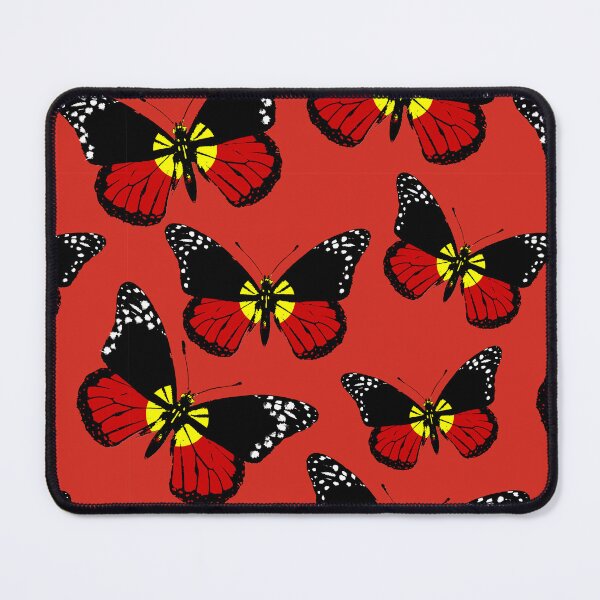 Item preview, Aboriginal Australia Flag of Butterfly Hope Representing Freedom and Indegenious Australians designed and sold by FociCreate.