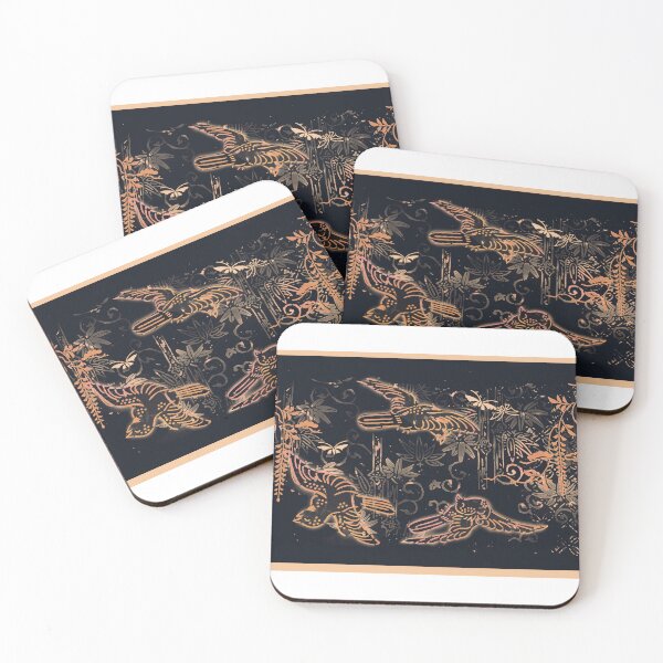 Item preview, Japanese Katagami Stencil Bird And Bamboo  designed and sold by ChidoriVintage.
