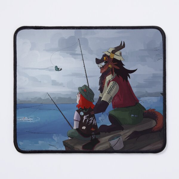 Item preview, Human and Charr fishing in guild wars 2 designed and sold by Otvian.